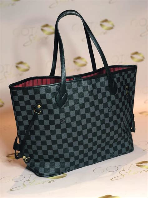 black and grey louis vuitton purse|louis vuitton black leather tote.